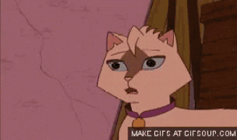 a cartoon cat is wearing sunglasses and making a peace sign .