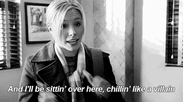 Veronica Mars Chillin Like A Villain GIF