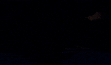 a blue lightning bolt strikes against a dark background