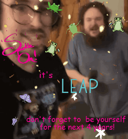 Will Wood Chris Dunne GIF - Will Wood Chris Dunne Sparkle On Its Leap Year GIFs