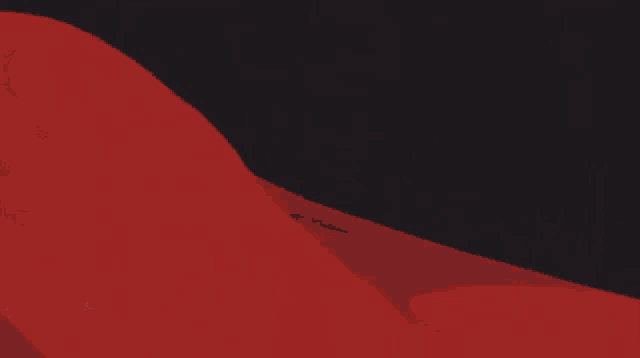 a black and white drawing of a girl surrounded by red blood