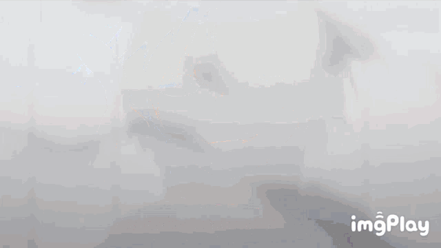 a close up of a person 's face with a smoke coming out of it and the words `` allons '' .