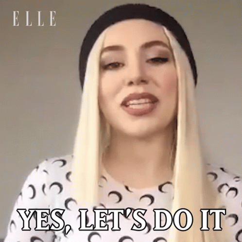 Yes Lets Do It Ava Max GIF - Yes Lets Do It Ava Max Elle GIFs
