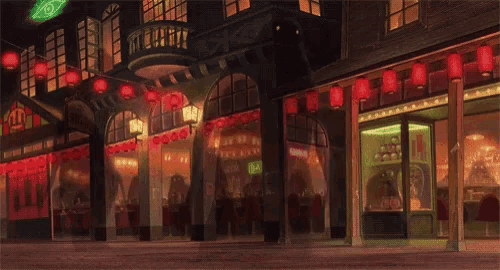a building with a sign that says ' chinese ' on it