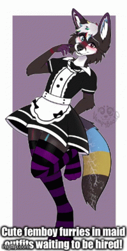 Maid Outfit GIF - Maid Outfit Furries GIFs