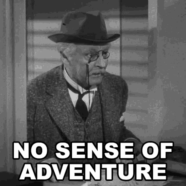 No Sense Of Adventure John Barrymore GIF - No Sense Of Adventure John Barrymore The Invisible Woman GIFs