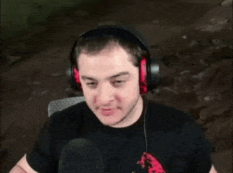 a man wearing headphones is saying nobody believes you .