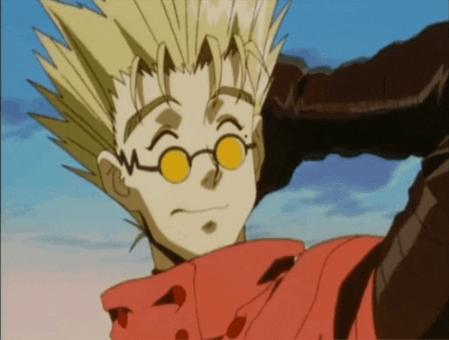a cartoon character with glasses and a red scarf