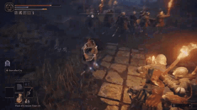 a screenshot of a video game shows a group of soldiers with shields