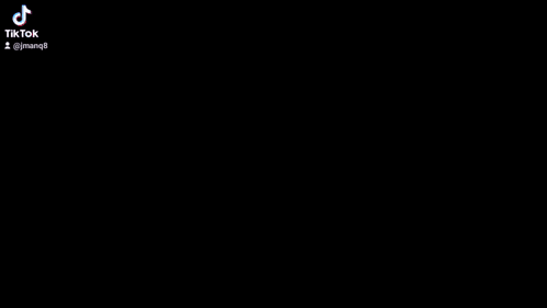 a tiktok video of a blue letter u on a black background .