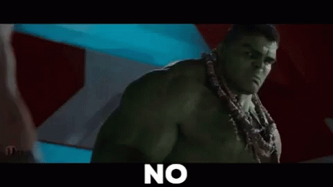 Hulk No Thor GIF - Hulk No Thor Ragnarok GIFs