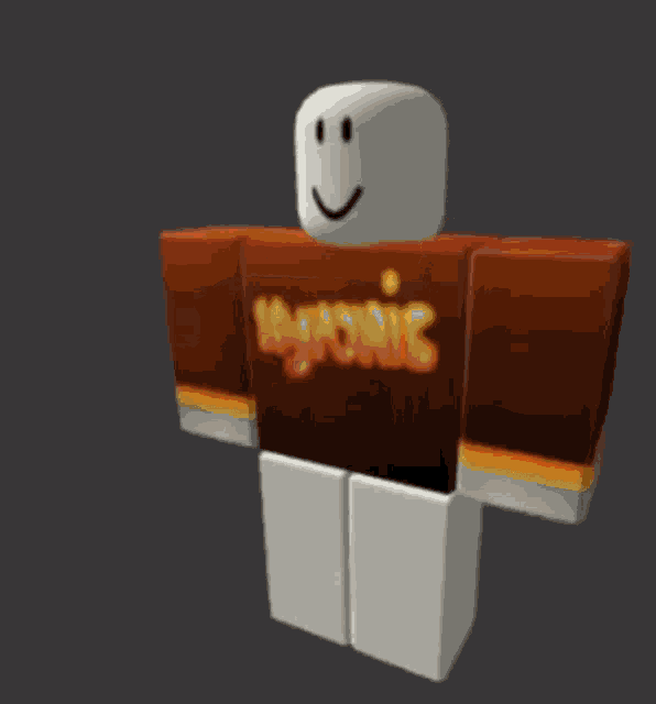 a roblox character wearing a shirt that says kyonic