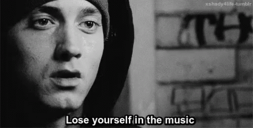 Lose Yourself In The Music GIF - Eminem GIFs