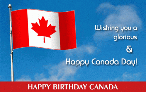 Happy Birthday Canada Happy Canada Day GIF