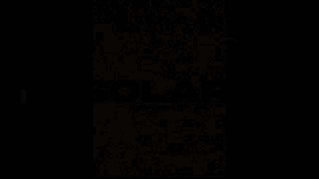 a poster that says solar on it