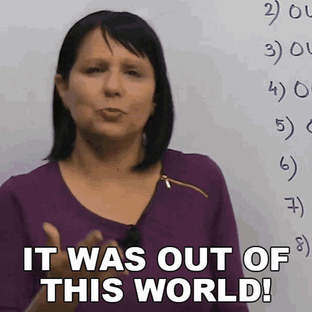 It Was Out Of This World Rebecca GIF - It Was Out Of This World Rebecca Engvid GIFs