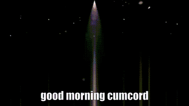 a cartoon of three flowers with the words `` good morning cumcord '' in the bottom right corner .