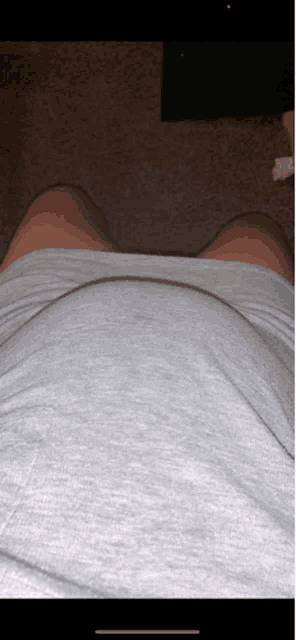 a person 's stomach is shown in a close up