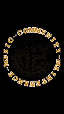 a logo for a music community maintenance company