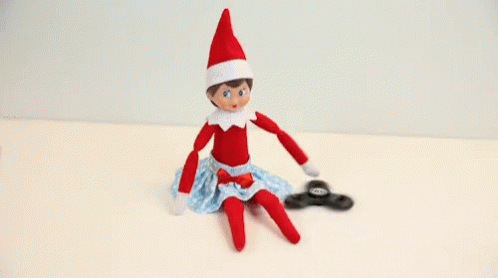 Fidget Spinner Elf On The Shelf GIF - Fidget Spinner Elf On The Shelf Elf GIFs
