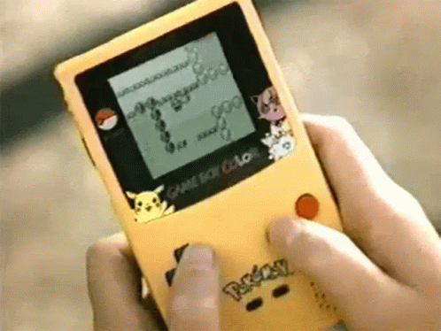Pokemon Yellow Game Boy GIF - Pokemon Yellow Game Boy Video Game GIFs
