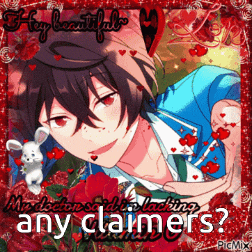 a picture of a boy surrounded by hearts with the caption hey beautiful