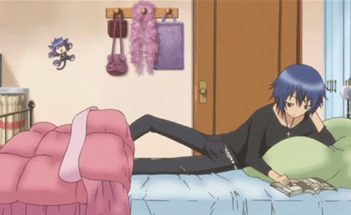 Get Up Out Of My Bed Anime GIF - Get Up Out Of My Bed Anime Throw GIFs