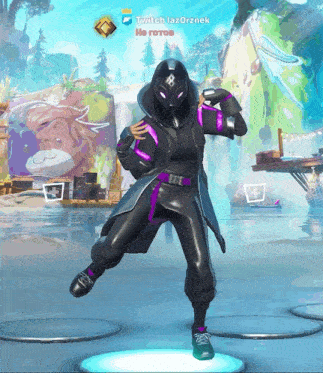 a screenshot of a video game with the name twitch lazorznek