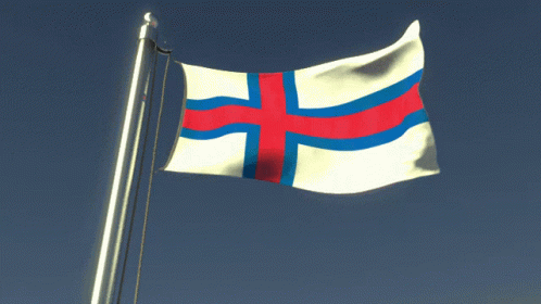 Faroe Islands Flag GIF - Faroe Islands Flag Flag Waver GIFs