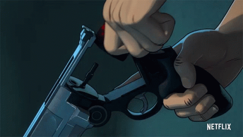 Lock And Loaded Altered Carbon Resleeved GIF - Lock And Loaded Altered Carbon Resleeved Loaded Gun GIFs