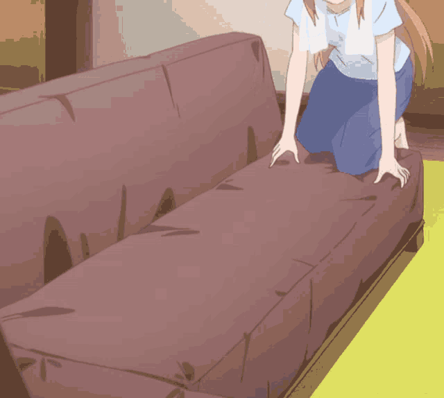 Anime Sofa GIF - Anime Sofa Tired GIFs