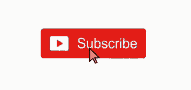 a red subscribe button with an arrow pointing at it