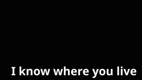 a picture of garfield with the words i know where you live below him