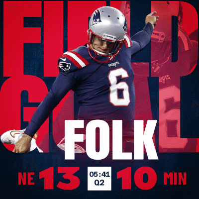 a poster for patriots football player number 6