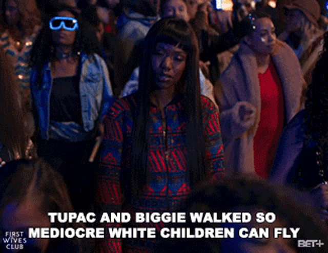Tupac Biggie GIF - Tupac Biggie They Walked So Mediocre White Children Can Fly GIFs