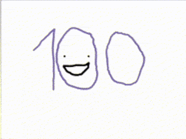 Dancing100 Poorly Drawn Numbers GIF - Dancing100 Poorly Drawn Numbers GIFs