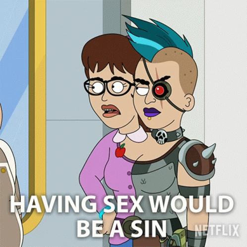 Having Sex Would Be A Sin Mal And Val GIF - Having Sex Would Be A Sin Mal And Val Farzar GIFs