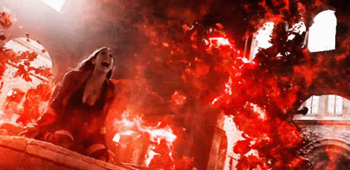 Scarlet Witch Screaming GIF - Scarlet Witch Screaming Noo GIFs