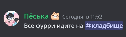 a screenshot of a chat with a furry character and the time 11:52