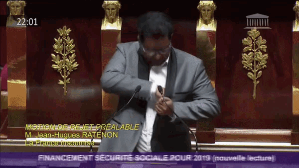 Ratenon Assemblée GIF - Ratenon Assemblée Assemblée Nationale GIFs