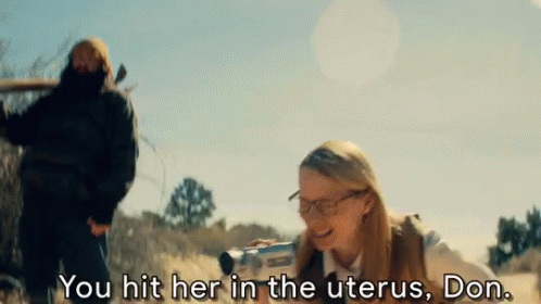 You Hit Her In The Uterus GIF - Uterus Donverdean GIFs
