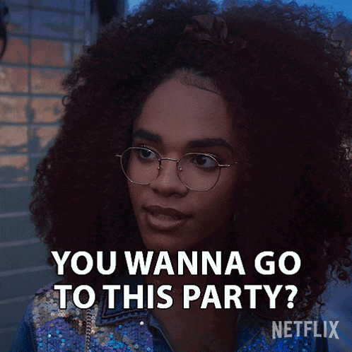You Wanna Go To This Party Elle Argent GIF - You Wanna Go To This Party Elle Argent Heartstopper GIFs