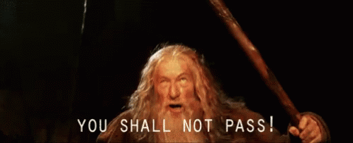 Gandalf Lord Of The Rings GIF - Gandalf Lord Of The Rings You Shall Not Pass GIFs