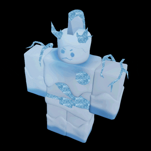 a white cartoon character with horns and a face on it