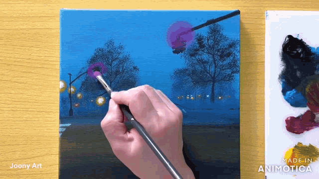 Joony Art Painting GIF - Joony Art Painting Canvas Paint GIFs