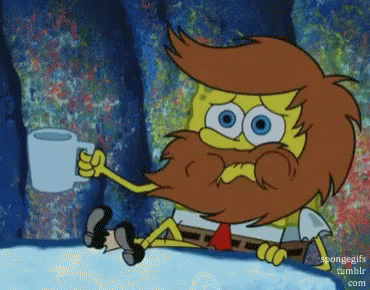 Spongebob Beard GIF - Spongebob Beard Chewing GIFs
