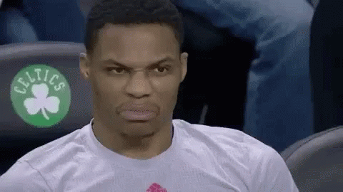 Russell Westbrook Stank Face GIF