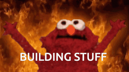 Building Muppet On Fire GIF - Building Muppet On Fire GIFs