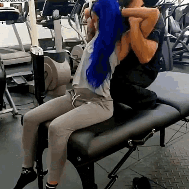 Sasha Banks Trainer GIF - Sasha Banks Trainer Stretching GIFs