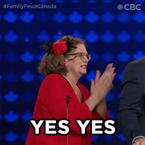 Yes Yes Family Feud Canada GIF - Yes Yes Family Feud Canada Yes GIFs